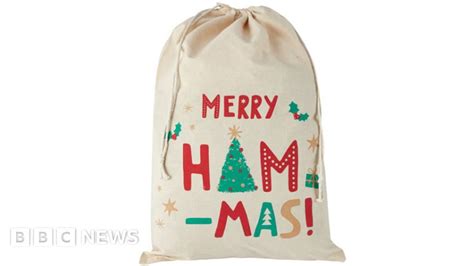 Aussie store pulls ‘Merry Ham-Mas’ Christmas bag after outcry